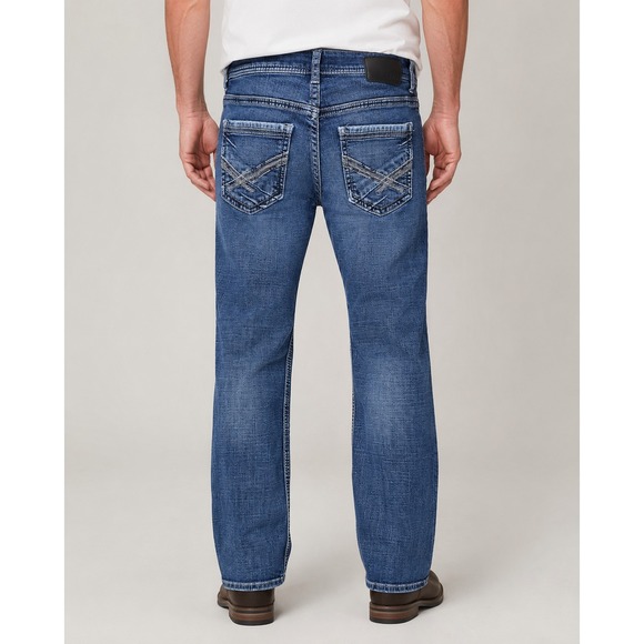 BKE Other - BKE Aiden Jeans Men's Size 30 x 32 Sandblasted 5 Pocket Blue Denim Cotton Blend